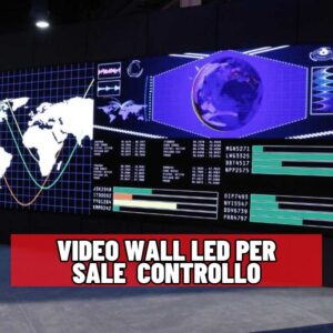 Videowall LED per control room e sale controllo più professionali d'italia