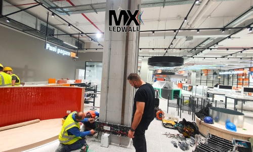 Sopralluogo tecnico per preventivo LED wall su misura mx ledwall
